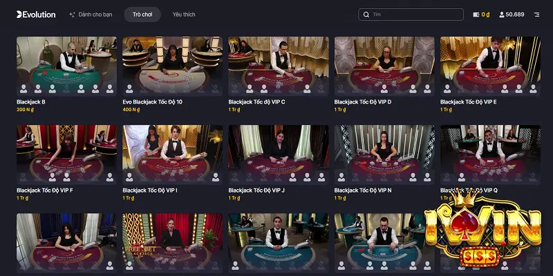 Các Lỗi Thường Gặp Khi Chơi Live Black Jack iWin 2 Lựa chọn cược hợp lý